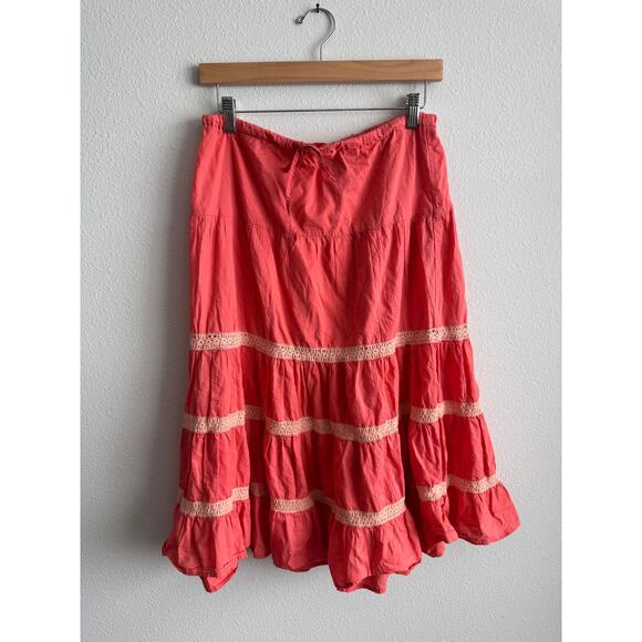 Club Monaco pink maxi skirt - Picture 1 of 3